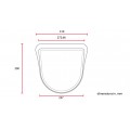 C-Racer Universal Flat Track Racer Mask No4 - MCR4 C-Racer Universal Flat Track Racer Mask No4 - MCR4